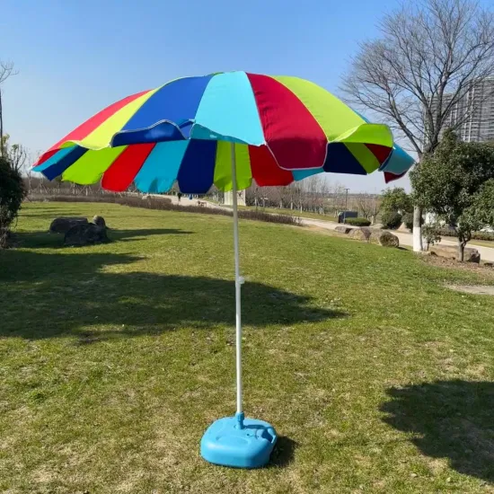 Hochwertige, maßgeschneiderte Strandschirme aus Polyester für den Außenbereich